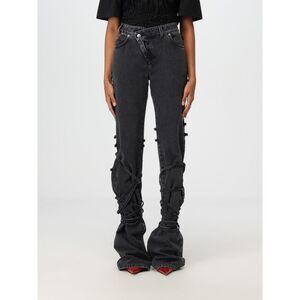 Alexander Mcqueen Jeans Woman Black